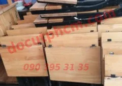 BÁN THANH LÝ GHẾ LÙN MẶT GỖ CHÂN SẮT